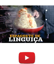 o pratico espaguete de linguica
